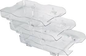 Kraf - Plastik Evrak Rafı 3 Katlı