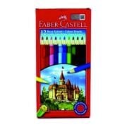 Faber-Castell 12 Renk Kuru Boya Kalemi 1/1 Tam Boy