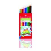 Faber-Castell 12 Renk Kuru Boya Kalemi 1/1 Tam Boy