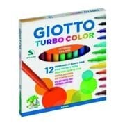 Giotto Turbo Color Keçeli Kalem 12 Renk