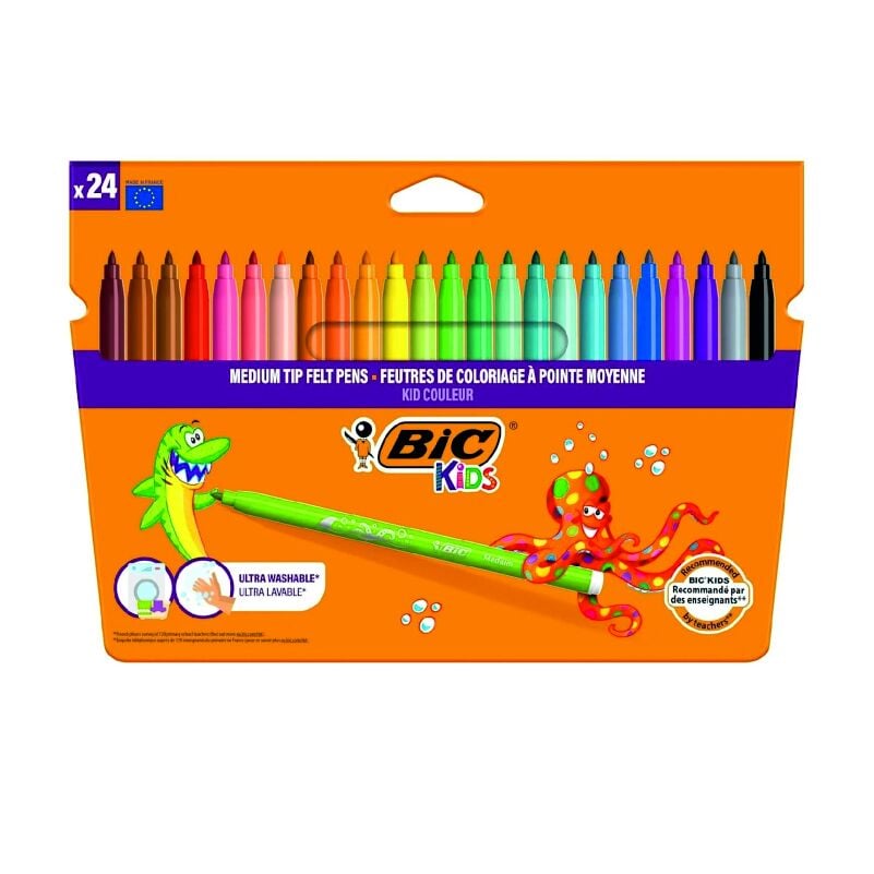 Bic Kids Couleur Yıkanabilir Keçeli Kalem 24