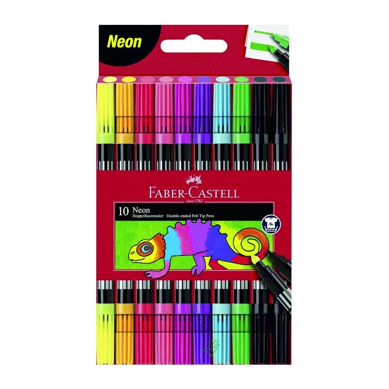 Faber-Castell Çift Uçlu Neon Keçeli Kalem
