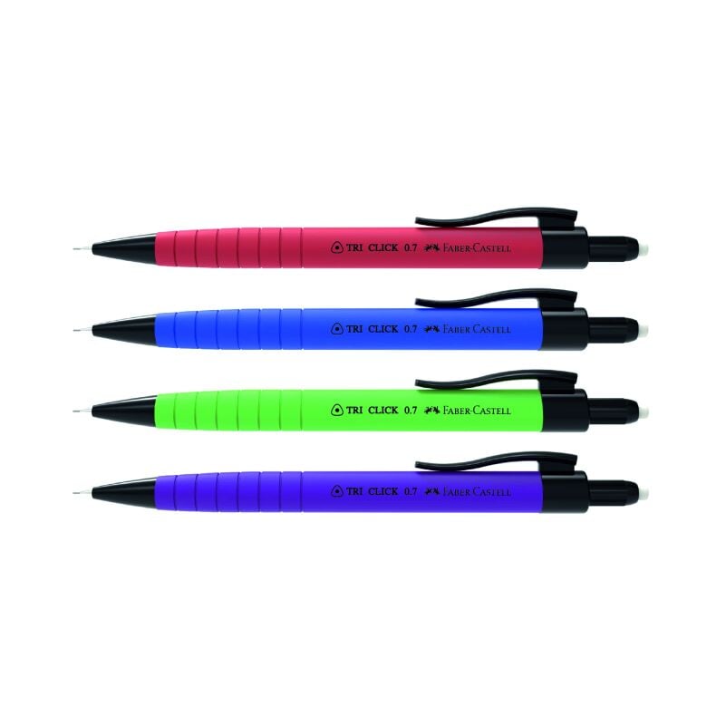 Faber Versatil Kalem Tri-Click Rubberized 0.7mm