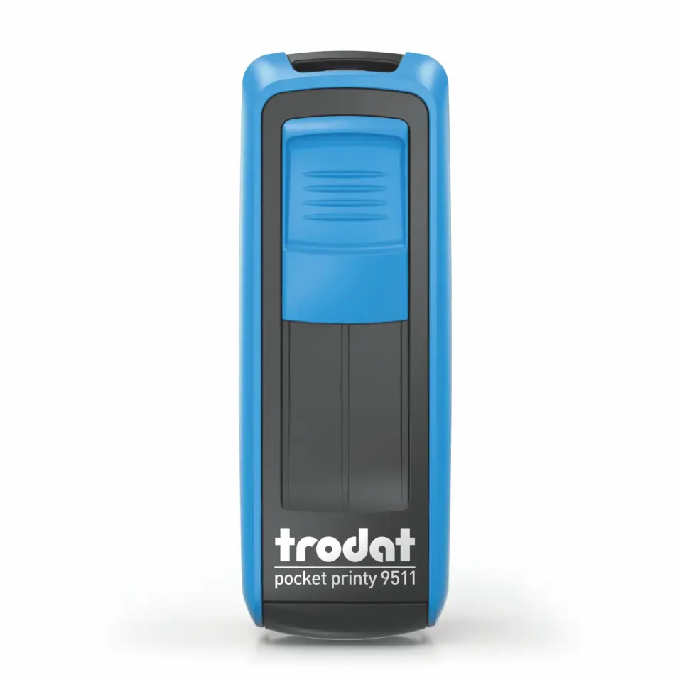 Trodat 9511 Mavi-Siyah Cep Kaşe