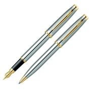 Scrikss Takım Kalem Dolma+Tükenmez Gold Krom 39