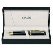 Scrikss Takım Kalem Dolma+Tükenmez Siyah Altın 38