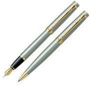 Scrikss Takım Kalem Dolma+Tükenmez Saten Altın 38