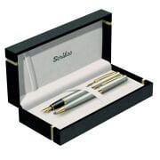 Scrikss Takım Kalem Dolma+Tükenmez Saten Altın 38