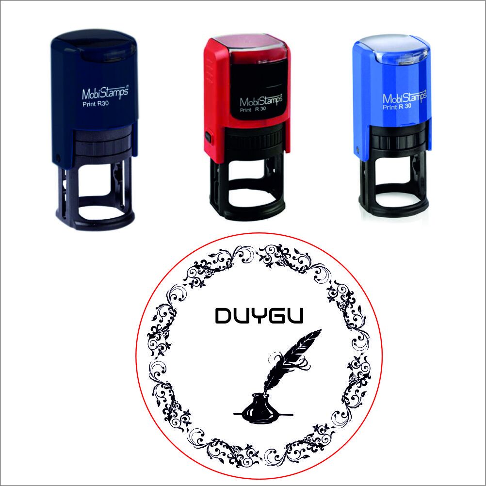Kişiye Özel Kitap Kaşesi MD-04 - Mobi stamps R30