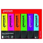 Penmark Fosforlu Kalem 6 Lı Karışık Renk Neon